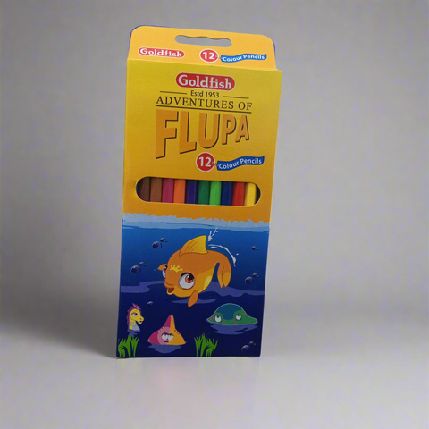 Goldfish  - Color Pencils - Yellow