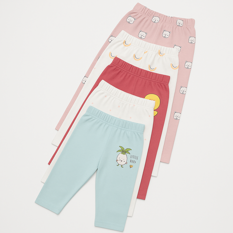 TBS_BRL - Pack of 5 Trousers - Picnic Days
