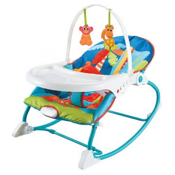 2 In 1 - Infant To Toddler - Rocker With Dining Chair