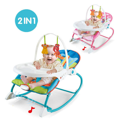 2 In 1 - Infant To Toddler - Rocker With Dining Chair
