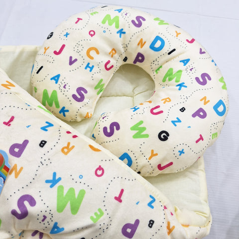 Velvet - 7 Pieces - Snuggle Bed - Yellow - Alphabets - 25