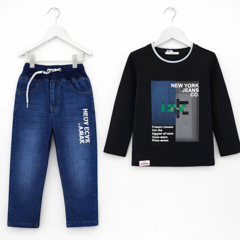 KW - 2 Pieces - Suit Set - Black - NYJ