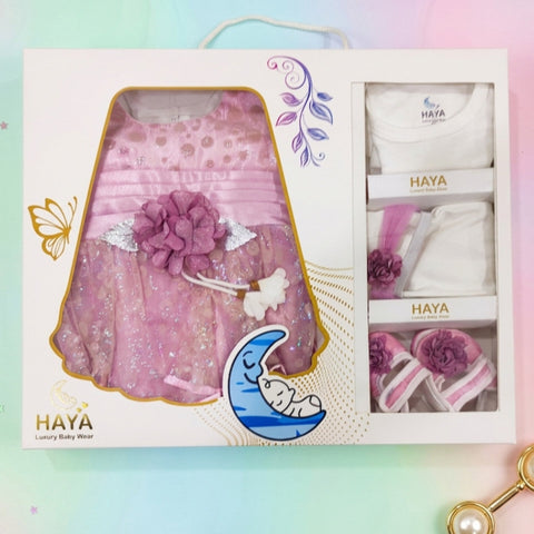 HY - 5 Pieces - Starter Set Box - One Flower - Fancy - Purple