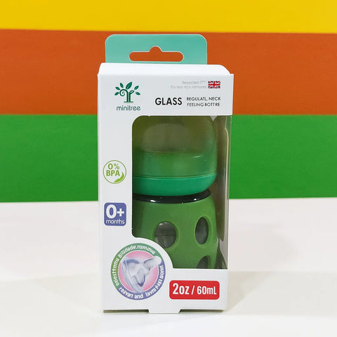 Mini-Tree - Regular Neck - Glass Feeding Bottle - 2Oz/60Ml - 2220