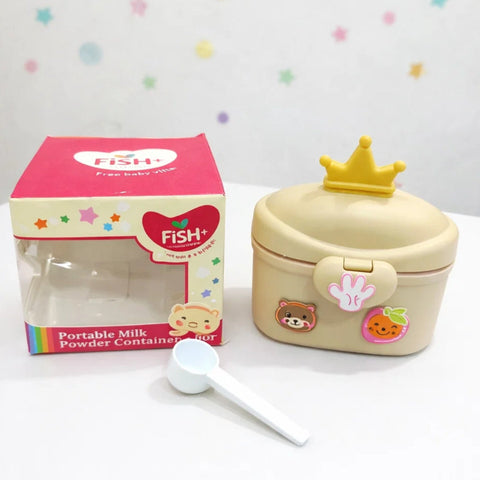 Fish - Milk Container - Crown - Brown