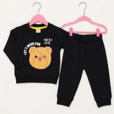 Wow - 2 Pieces - Suit Set - Black - Fun - 25