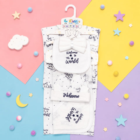 Kiddy's - Cotton Interlock - 9 Pieces - Welcome - Starter Set - Black