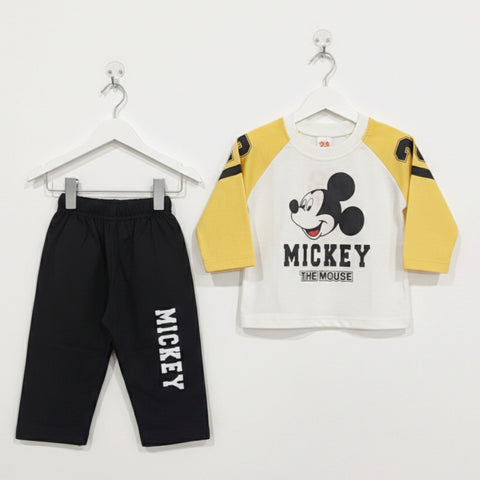 OK Baby - 2 Pieces - Suit Set - Yellow - Mickey
