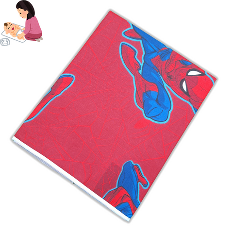 Diaper Changing Mat - Red - Spiderman