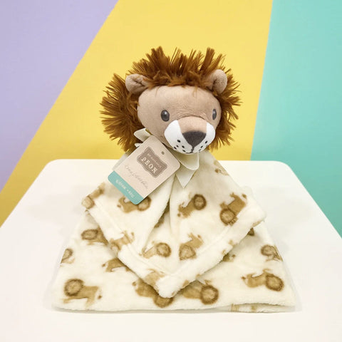 Hudson - Plush Toy Blanket - Lion - Brown