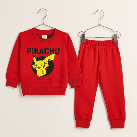 Wow - 2 Pieces - Suit Set - Red - Pikachu - 25