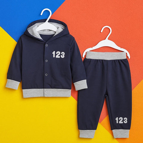 Track Suit - Navy Blue - Numbers