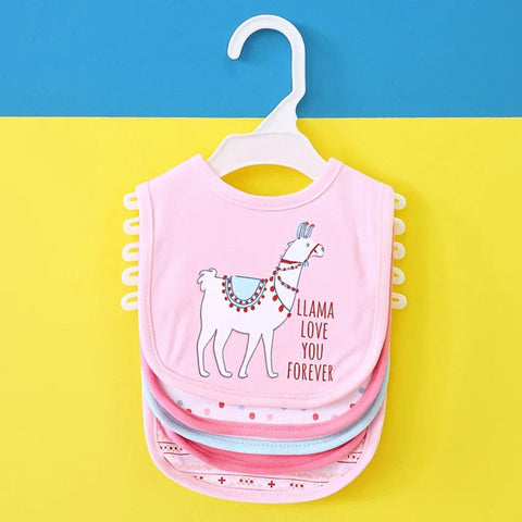 Aifeier - Pack of 5 Bibs - Girls - Theme 1