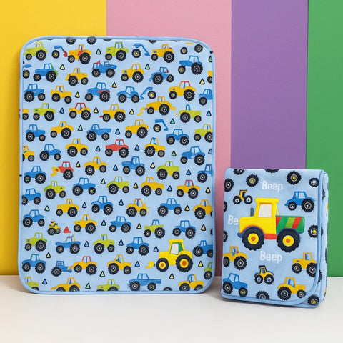 For Baby - Fur Blanket - Blue - Car & Beep