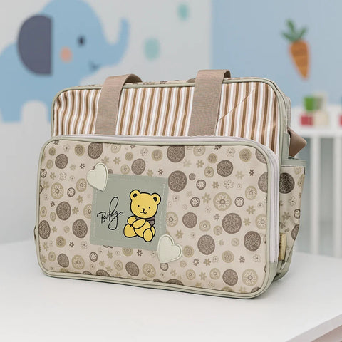 2 Pieces Flowers & Hearts Bag Set