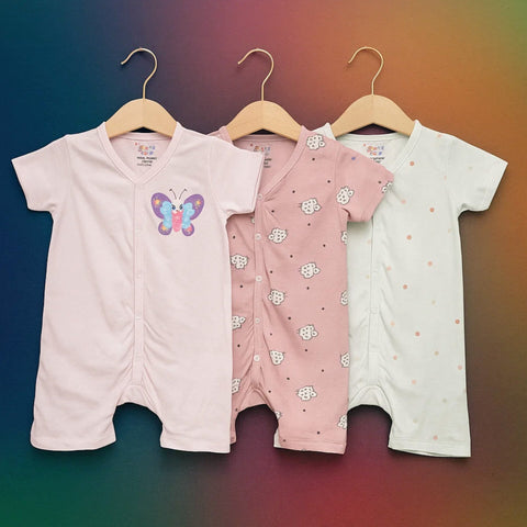 TBS_BRL - Pack of 3 - Short Leg Rompers - Wonder