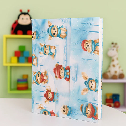 Diaper Changing Mat - White - Snow Characters
