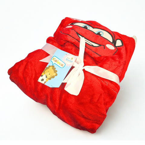 Kolaco - Hoodie Blanket - Red - Cartoon