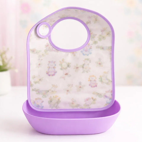 Enfant - Silicon Container Bib - Duck