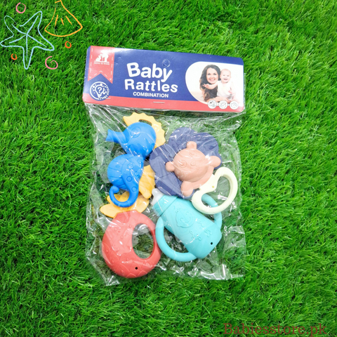 4 Pieces - Combination - Rattle Set