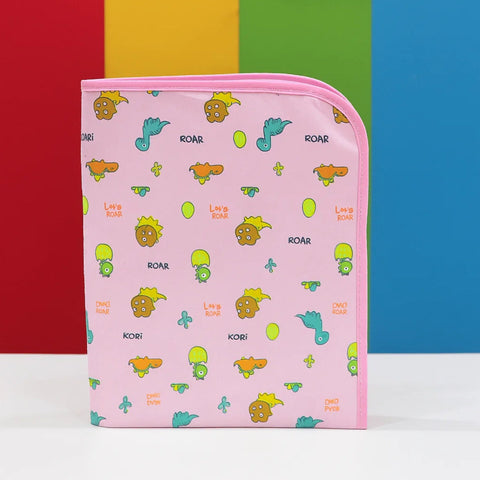 Diaper Changing Sheet - Medium - 27*19 Inches - Pink - Roar