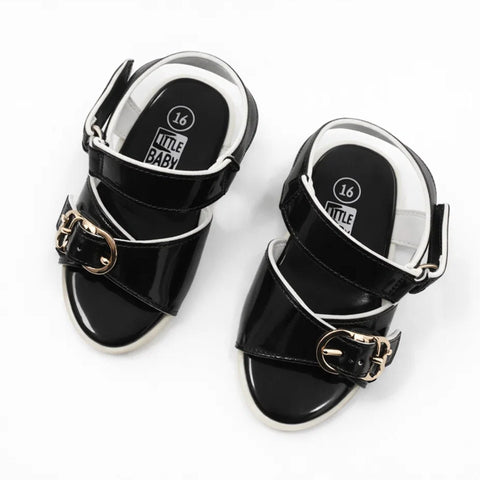 Little Baby - Girls - Sandal - Black - Plain