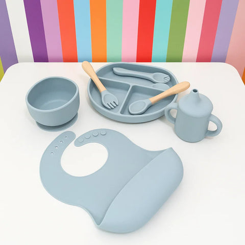 8 Pieces - Silicon Feeding Set