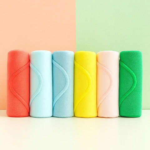 Little Home Baby - Pack of 6 Face Towels - Colorful - Thailand