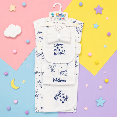 Kiddy's - Cotton Interlock - 9 Pieces - Welcome - Starter Set - Navy
