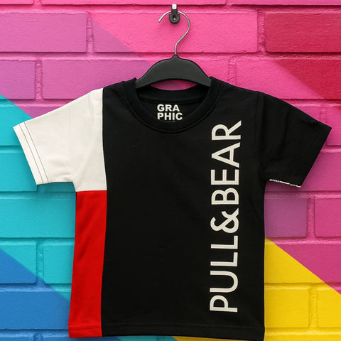 T-Shirt - Pull & Bear - Navy Blue