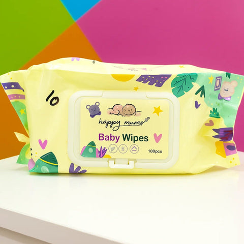 100 Wipes - Happy Mums