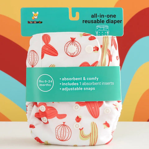Reuseable Diaper - Cactus