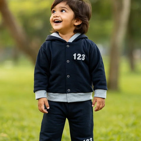 Track Suit - Navy Blue - Numbers