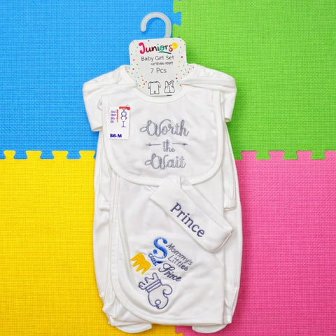 Junior's - Cotton Interlock - 7 Pieces - Worth Prince - Starter Set - Silver