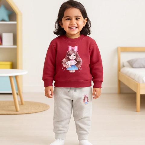 2 Pieces - Suit Set - Reddish Brown - Fairy - 25