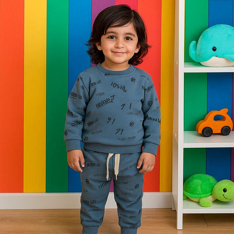 Z Kids - 2 Pieces - Suit Set - Blue - Street Hero - 25