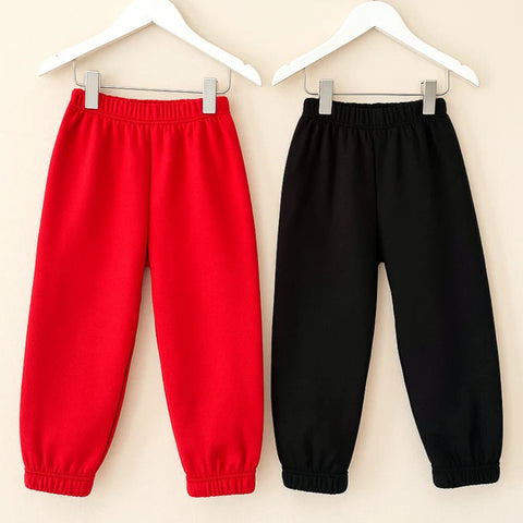 TBS - Pack of 2 - Fleece Trousers - Red & Black