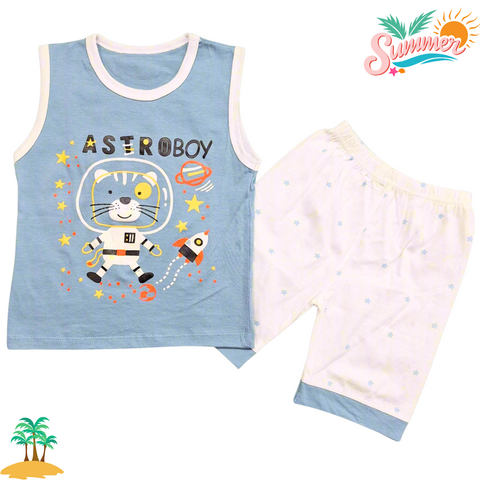 Sando & Shorts - Bluish Grey - Astro Boy