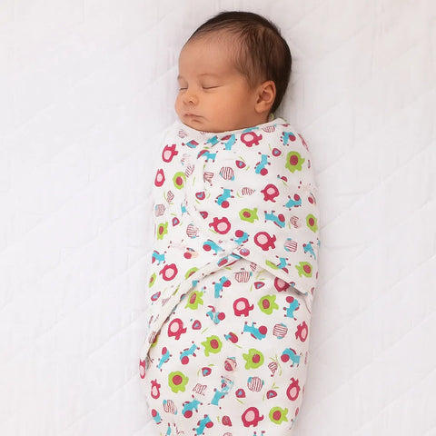 Kolaco - Swaddle Wrap - Elephant & Giraffe