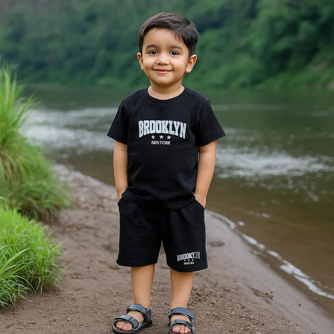 TBS_BRL - T-Shirt & Shorts - Black - Newyork