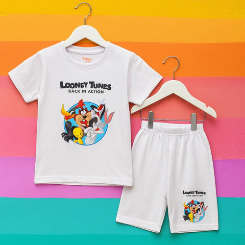 TBS_BRL - T-Shirt & Shorts - White - Looney Tunes