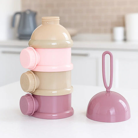 3-Layer Milk Powder Container - Purple