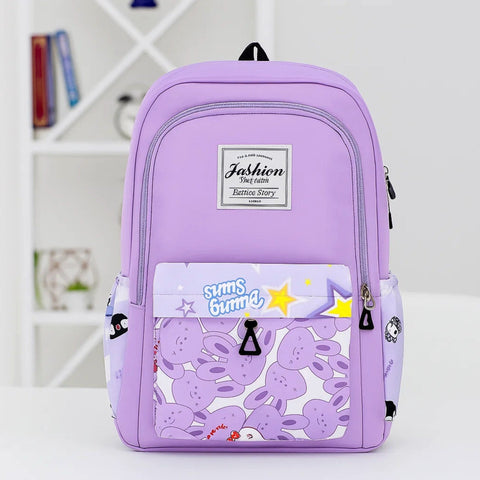 School Bag - Purple - Kuromi - DW18