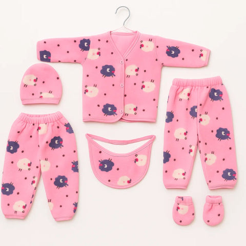 Fleece - 6 Pieces - Starter Set - Pink - Sheeps