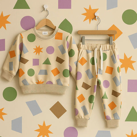 Z Kids - 2 Pieces - Suit Set - Skin - Shapes - 25