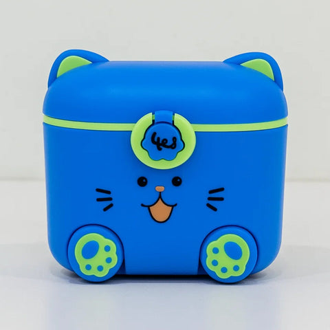 Hello Cat - Milk Container - Dark Blue