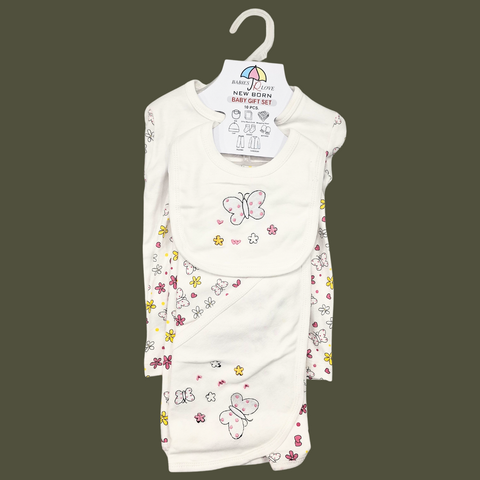 BRL - 10 Pieces - Starter Set - White - Butterflies
