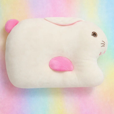 Aifeier - Plush Pillow - Off White - Rabbit