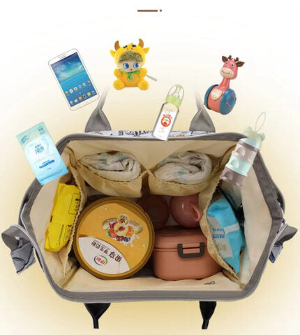 Sunshine - Waterproof Diaper Backpack - Blue - Jungle