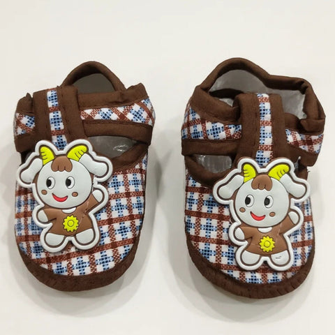 Xiao - Booties - Brown - Check Doll